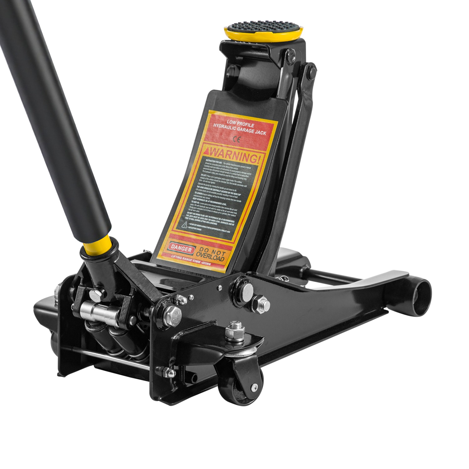 E-shop 3 Tonnen Wagenheber, hydraulischer Wagenheber, Wagenheber mit niedrigem Profil, Bodenwagenheber für Van und PKW