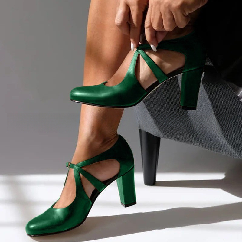 women green dress shoes sold on Temu United States