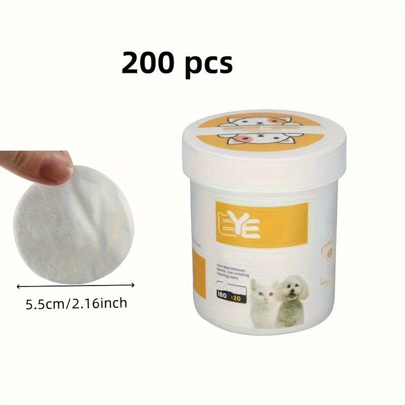200pcs of pet specific eye wipes designed to remove tear stains and   eyes Product details 4