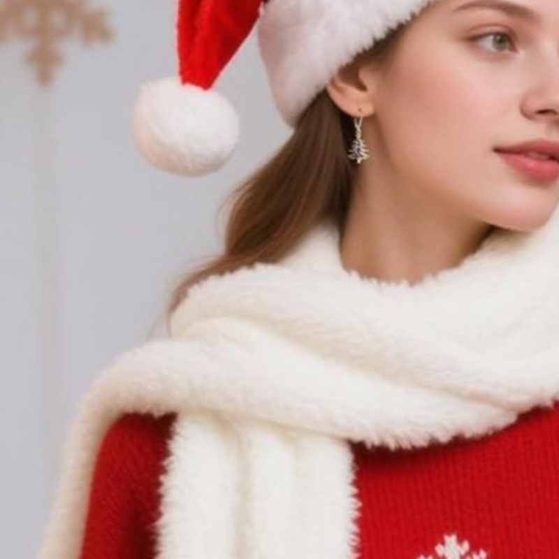 Luxury Inlay Multicolor Zirconia Candy Cane Drop Earrings