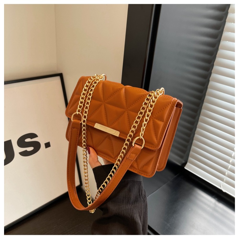 TEMU Cross-border Bag Women's Bag 2026 Diamond Chain Portable Small Square Bag Texture Casual Shoulder Messenger Bag Women