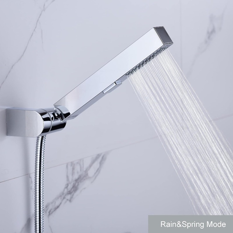 High Pressure Square Shower Head, 3 Modes