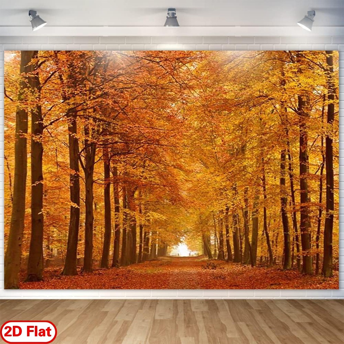 Extra Large Autumn Forest Backdrop