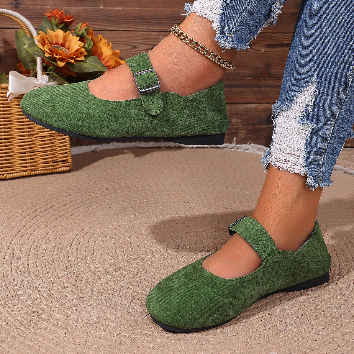 TEMU New Women's Autumn Lightweight Versatile Flat Shoes For Outdoor Wear, Fashionable Women's Footwear, Women Shoes