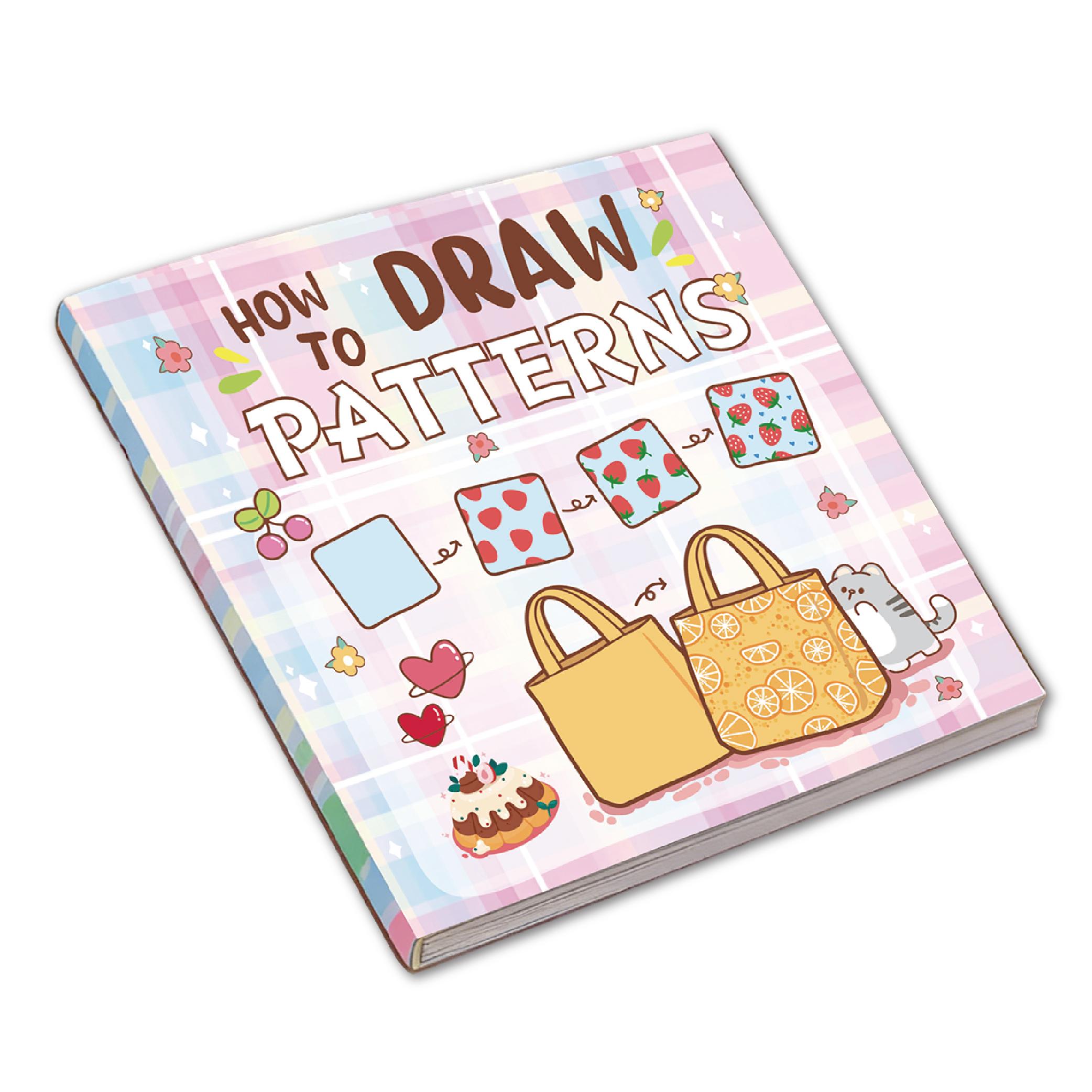 How To Draw For Patterns Cute And Comfy Coloring Book - 24 Adorable For Pattern Drawing And Coloring Inserts, Kawaii Fashion And Nature For Pattern Illustrations