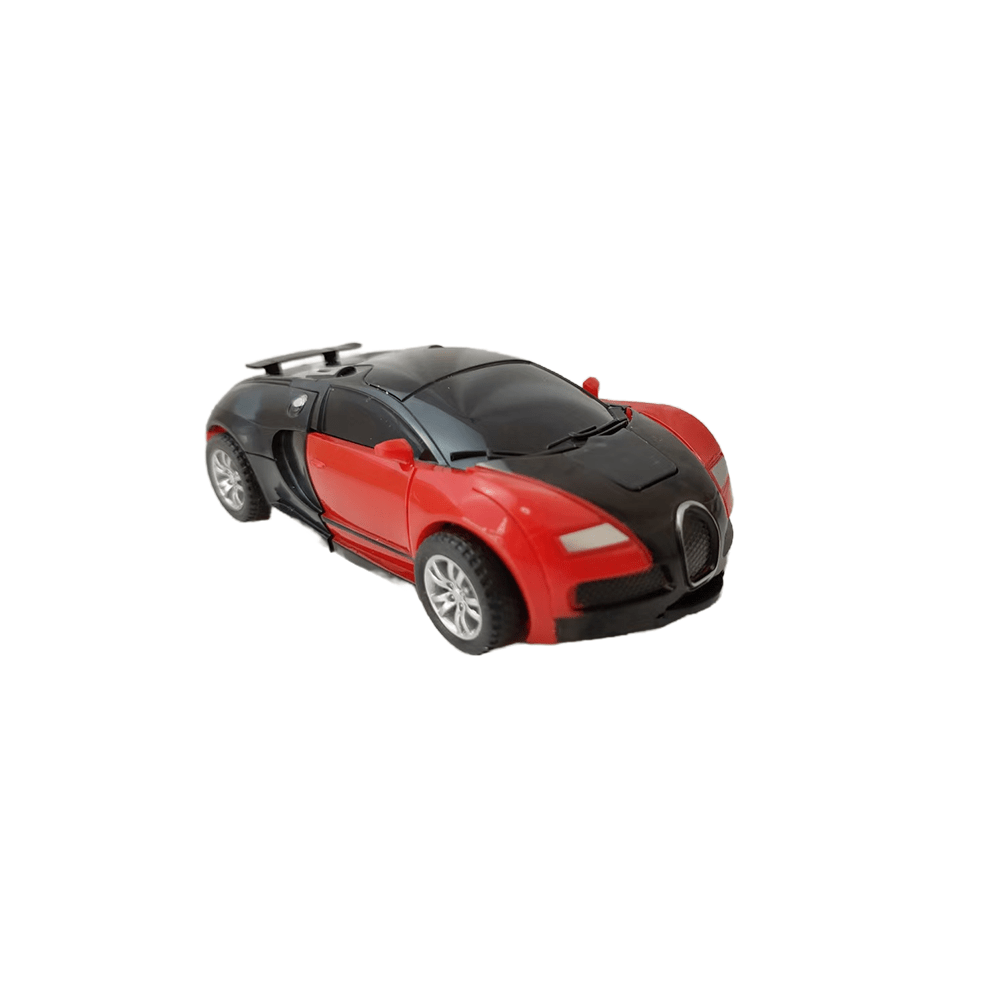 Transforming Toy Car to Robot Convertible - No Batteries Required, Robot & Vehicle Model Suitable for & Collectors - Plastic Transforming Car Robot Toy