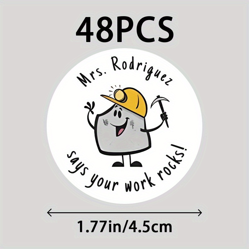 TEMU Customize 48/96pcs Personalized Name Stickers, Congratulations Gift, Envelope Labels, Personalized Name Labels