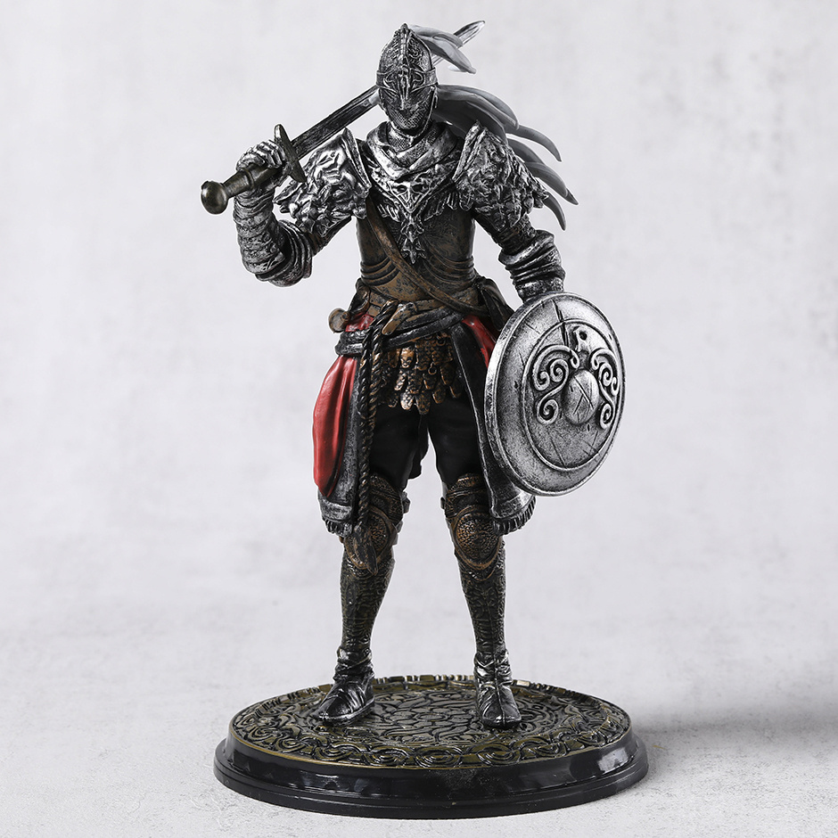 Image of Collectible Pvc Statue Of A Knight Character, Measuring 19.5cm/7.67 Inches, Perfect For Display Or As A Gift