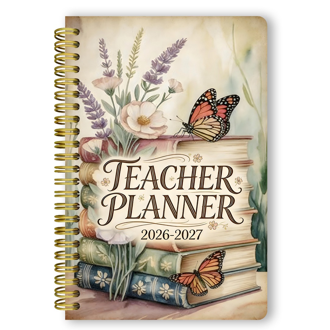 TEMU LIFLIKWALL Agenda per Insegnanti con Spirale - Calendario Settimanale e Mensile Non Datato, per Educatori, e Portatile con Pianificazione dei e