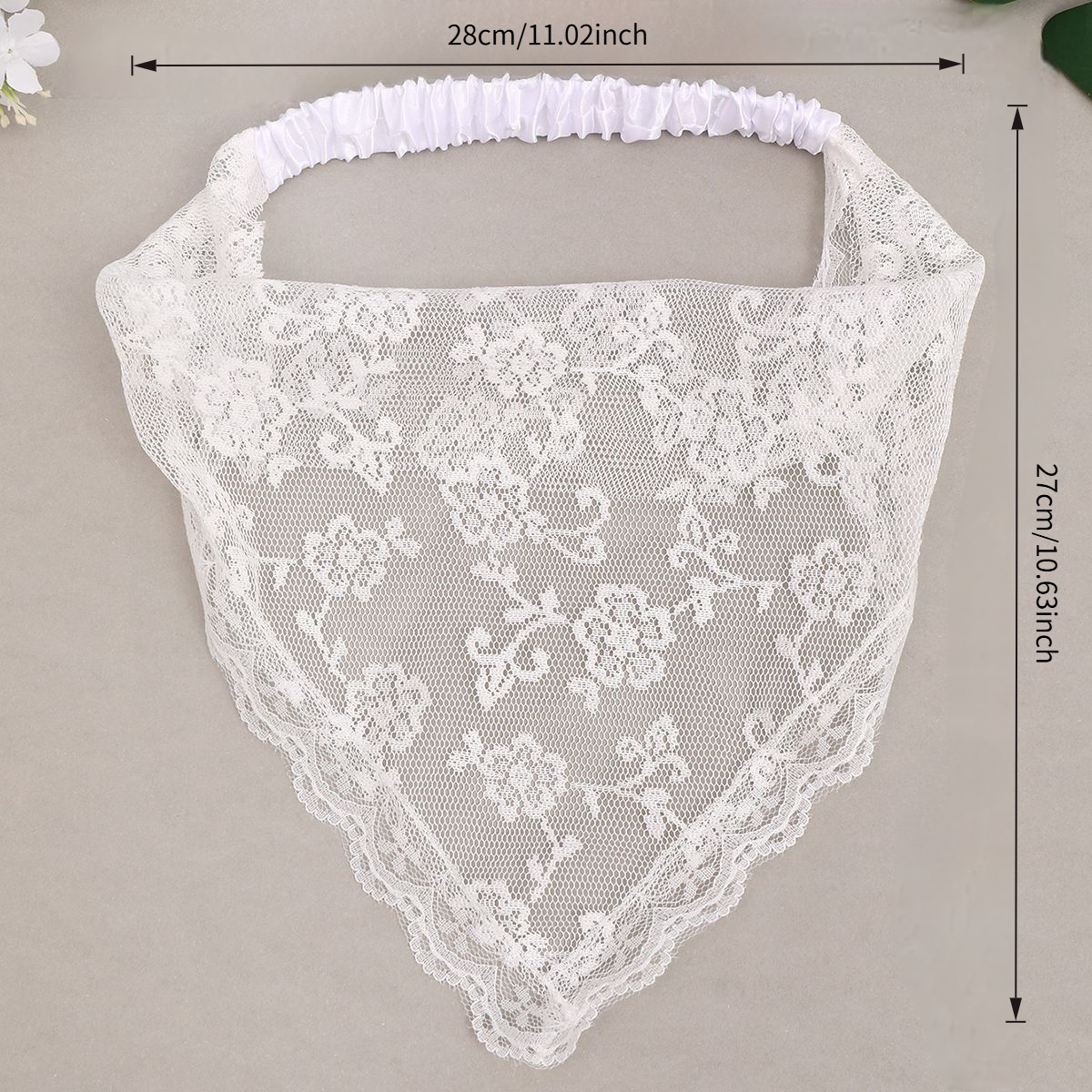 TEMU Spring And Summer Thin Floral Elastic Headscarf Women, Thin Floral Fabric Headscarf