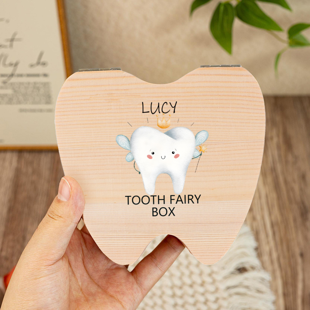 TEMU Customizable Hair And Tooth Storage Box In Of A Tooth, Keepsakes, Nursery Decoration, And Gifts For Christenings, Birthdays, Or Christmas