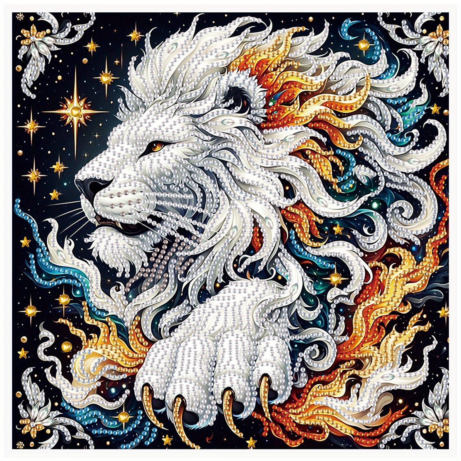 

Sparkling Craft, Lion 5d Kit - Unique Crystal Art For Beginners & Adults, Home