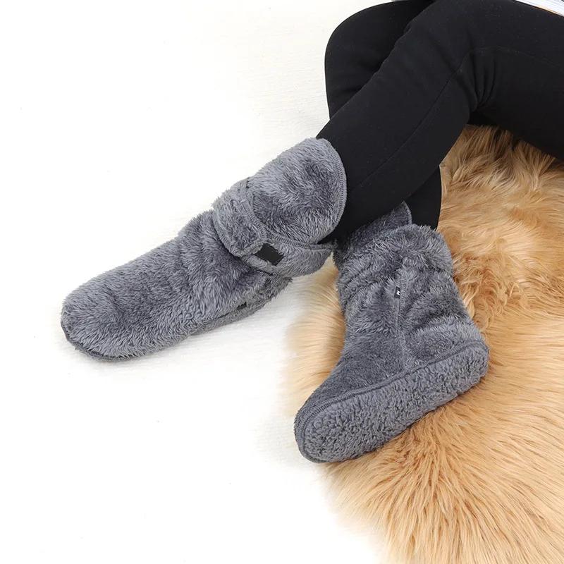 Winter Indoor Warm Floor Socks Men Women Soft Plush Comfortable Slipper Socks Ankle Protection Cold Socks Unisex Accessories