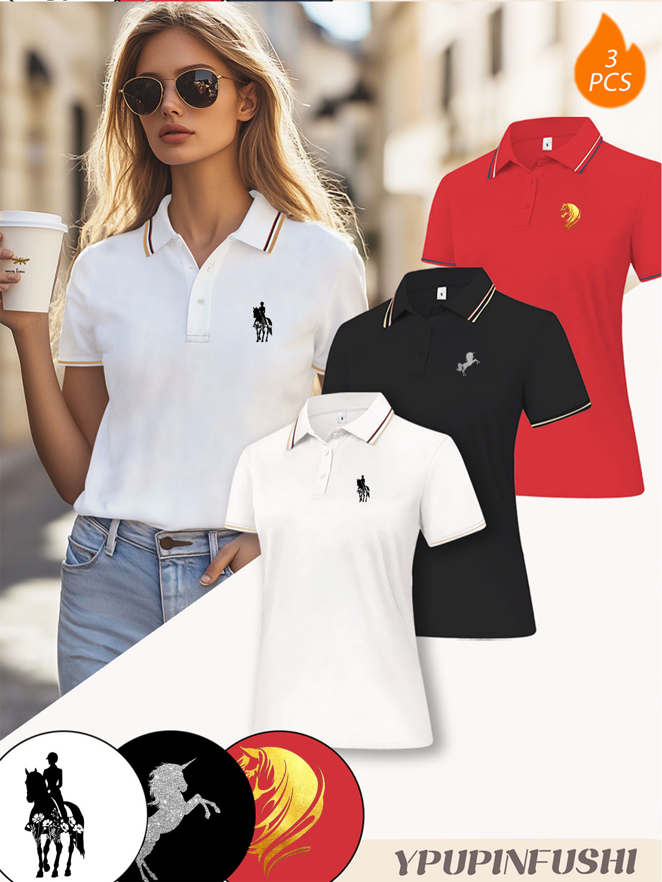 mehrköpfige damen shirts 3 teiliges damen trendiges