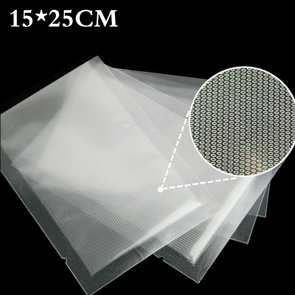 TEMU 120pcs 3 Sizes High-quality Vacuum Sealing Bags: Durable, Textured Design For Maximum Air Removal For Meat, Fruits, Grains, Vegetables, Kitchen