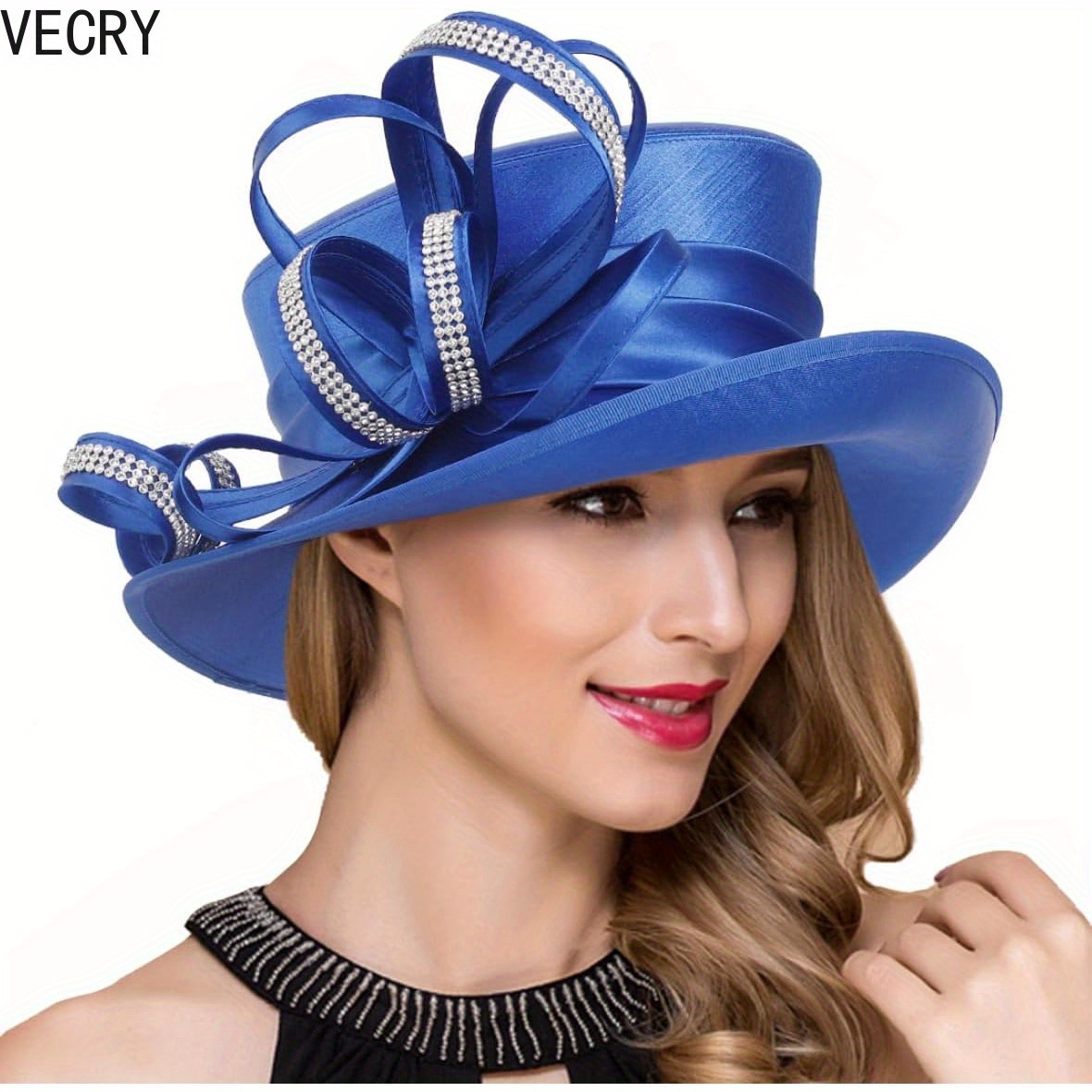 elegant embellished derby church hat women Temu Germany