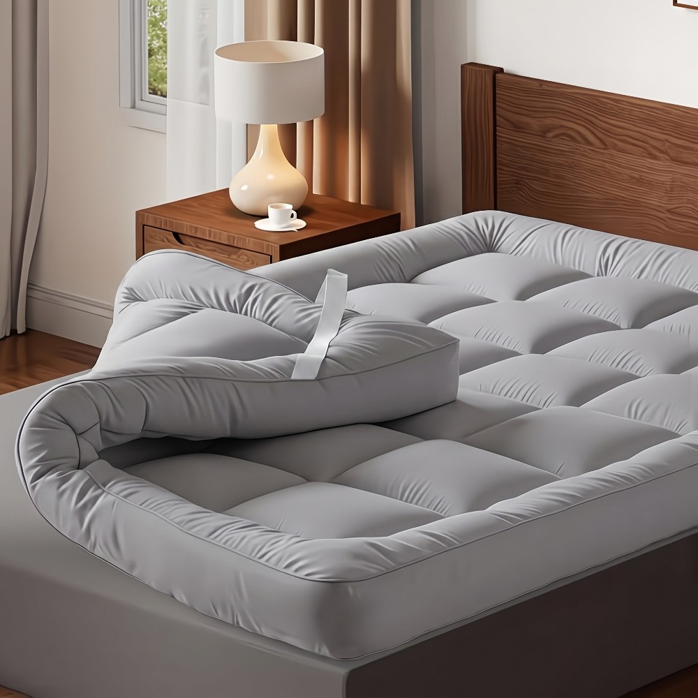 High-quality Mattress Topper - And Full Filling, Diamond-stitched Design, Breathable And Anti-sweat, Hypoallergenic, Machine Washable, With Elastic Corners, For , In For All Sizes