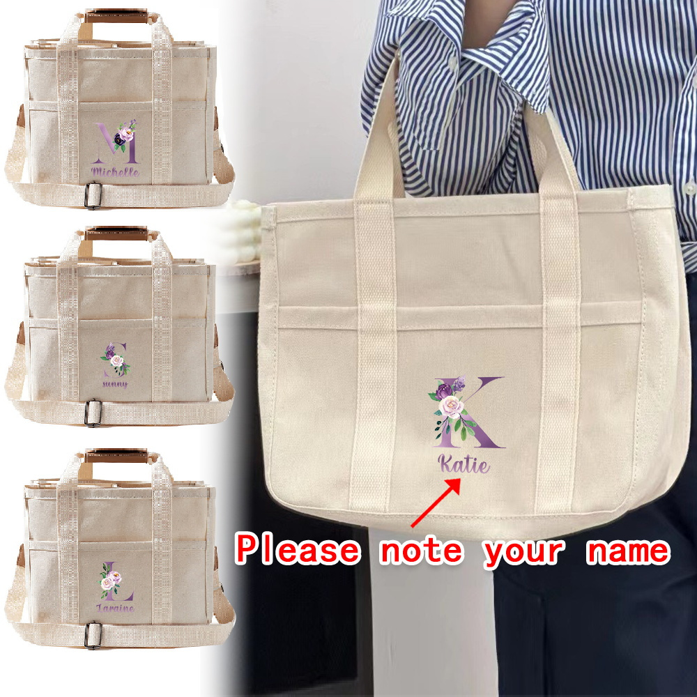 

1pc Customizable Tote Bag For , Personalized Handbag , Bag, Spacious Unlined - For , Commuting & Use