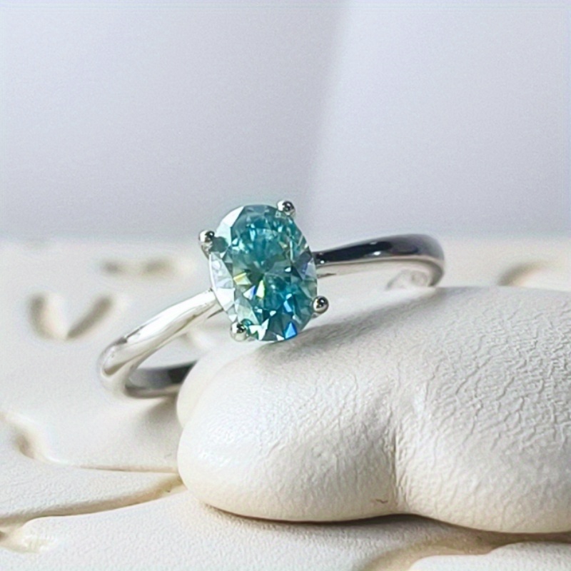 Luxury S925 Moissanite Ring, Classic Simple Fashion Design