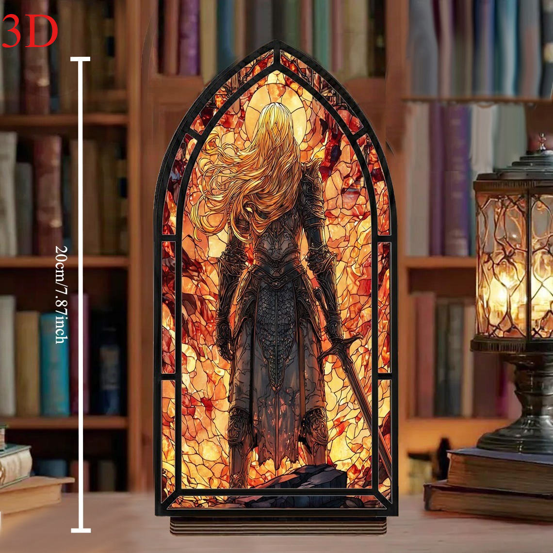 TEMU 2d Flat - [2d Flat] [2d] Study Room Acrylic Throne Bookshelf Sun Catcher Stand, Bookshelf Insert Decorative Gift, Gift For , Study Room