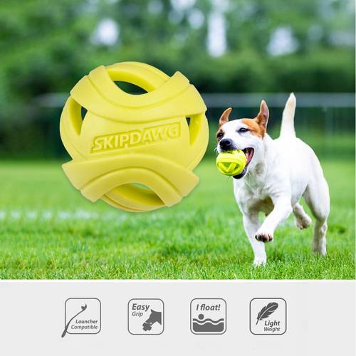 item picture 1pc random color ball tornado ball dog toy for corgi golden retriever border collie durable treat dispensing chew ball interactive fetch game for dogs heavy duty pet toy easter gift