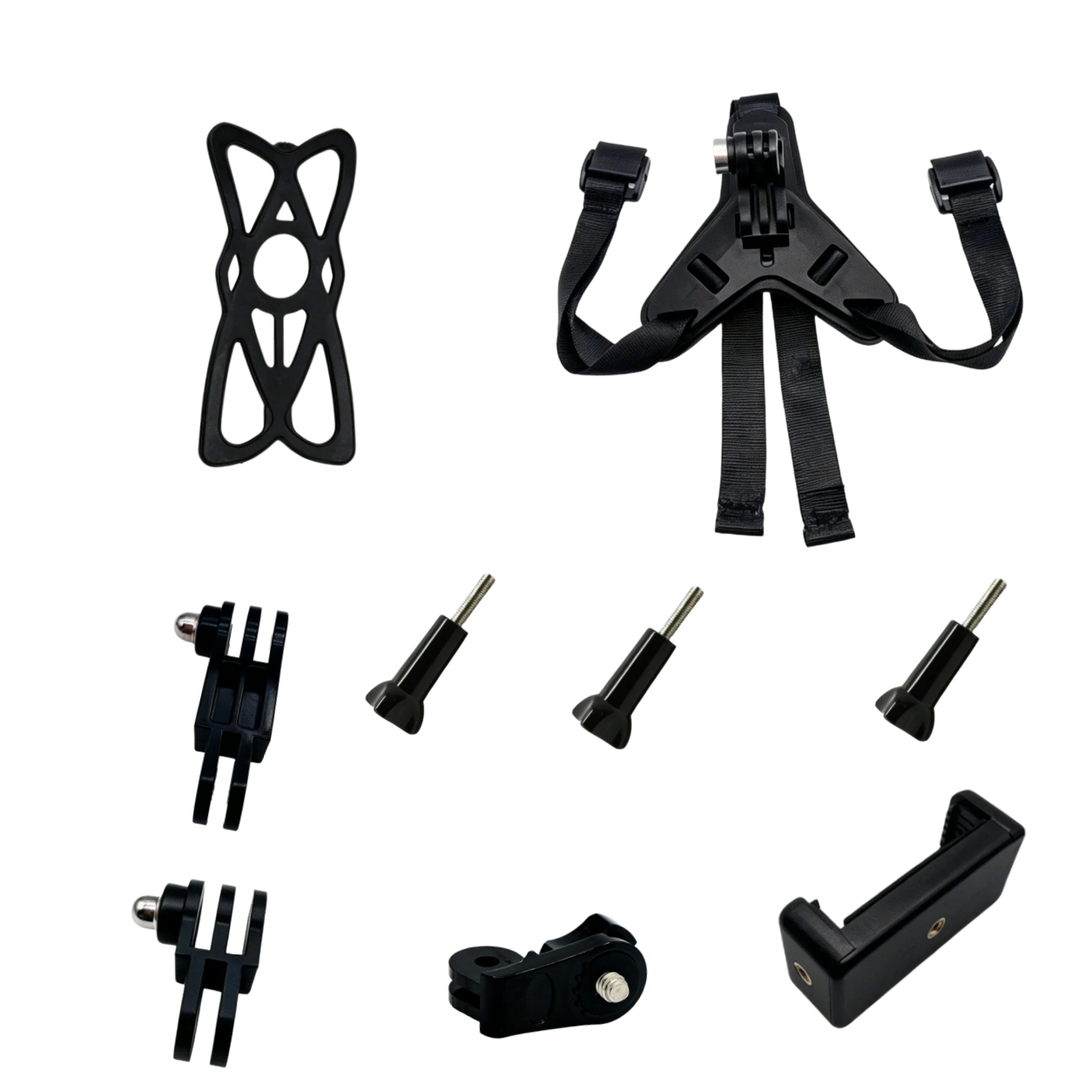TEMU Support Fixe pour Caméra , Support de Lanière de pour Casque, Compatible avec les Caméras et les Téléphones, de Sangle Réglable, Ajustement Sûr