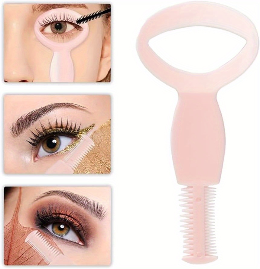 makeup tools 2pcs eyeliner aids eyelash aids dual ended brush eyelash aids eyelash combs Product details 1
