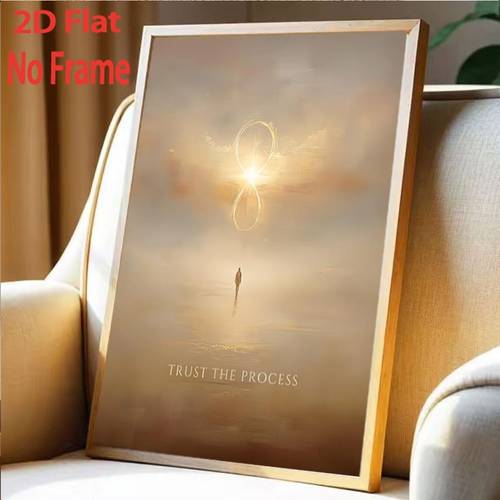 2d flat 2d flat a frameless canvas poster vintage inspirational wall art in poster minimalist golden spiritual decor for mindfulness and faith canvas wall decoration for home bedroom