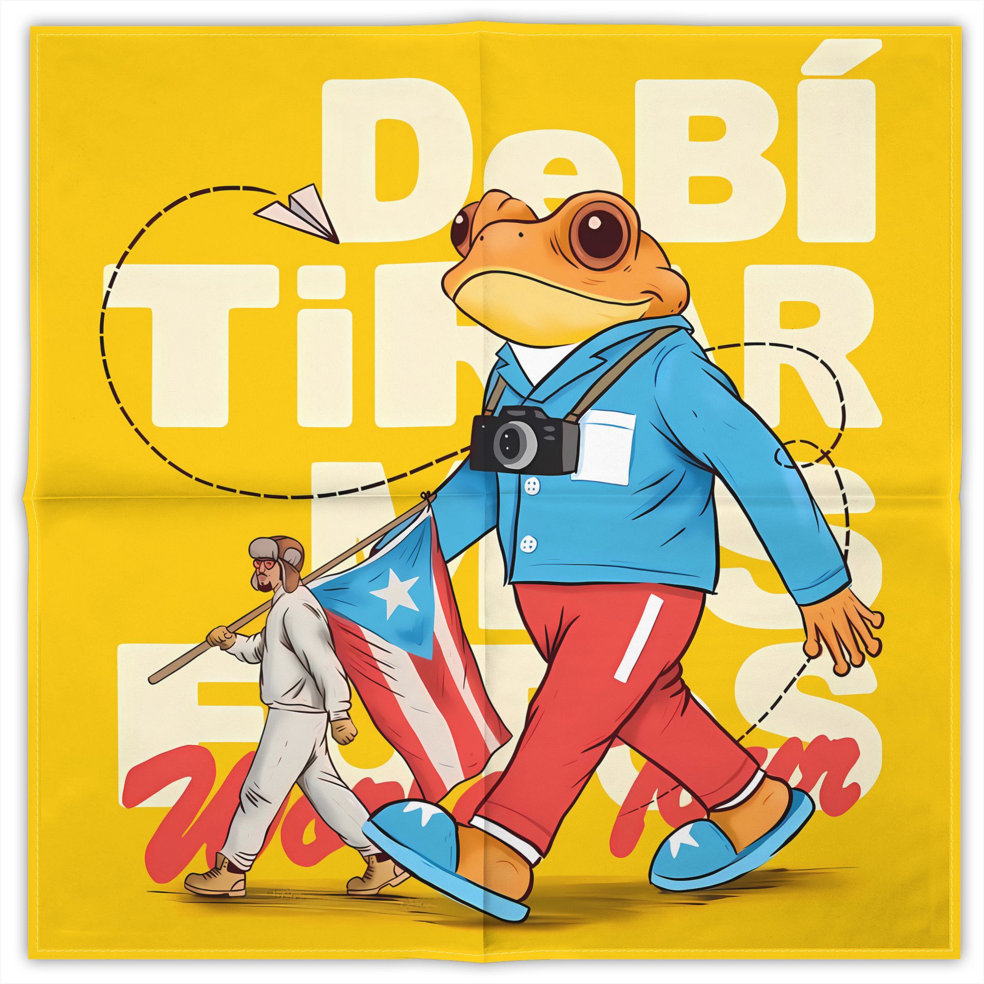 TEMU Pañuelo Cuadrado con Diseño de Impresión 2D Puerto