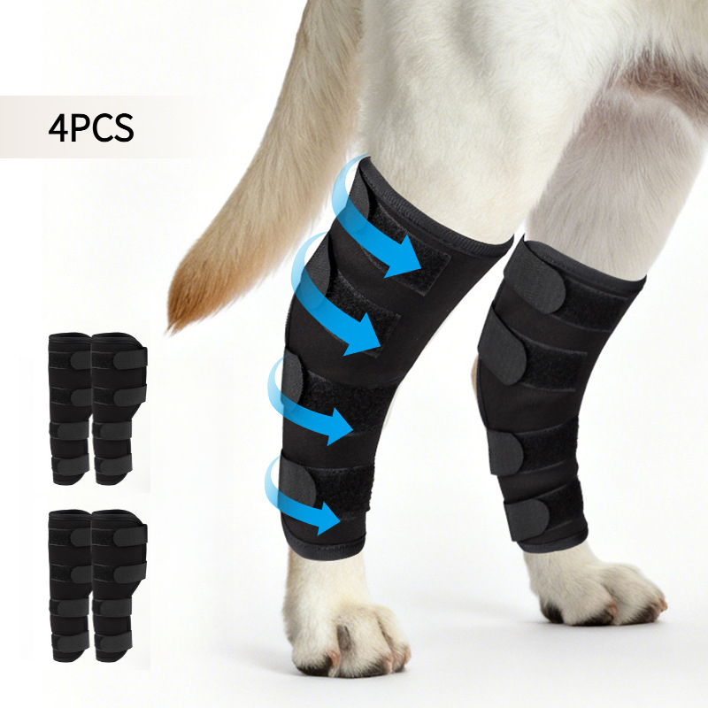 TEMU 4pcs Wraps Adjustable Straps Soft Close-fitting Fabric Breathable Non-stuffy Small Medium Large Dogs Daily Outing Wear Lightweight Close-fitting