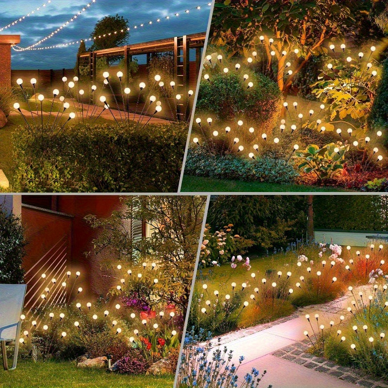 18     smart light leds firefly lights firefly lights solar outdoor solar firefly lights garden outdoor patio decor solar lights Product details 5