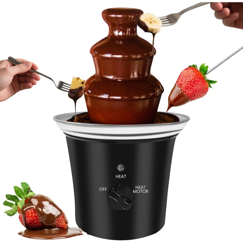 chocolate fondue set sold on Temu United States