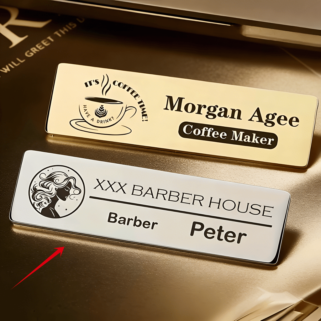 TEMU Custom Engraved Stainless Steel Nameplate Laser Engraved Photos And Text Durable Metal Nameplate Fine Identification Plate Personalized