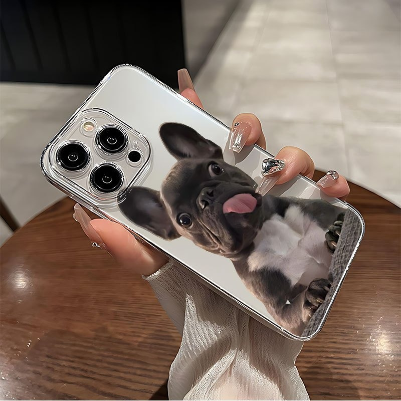 TEMU Phone Case - A Tpu Transparent Phone Case With A French , Suitable For Iphone 16, 15, 14, 13, 12, 11, Xs, Xr, X, 8, 7 Plus, Pro Max, And . It