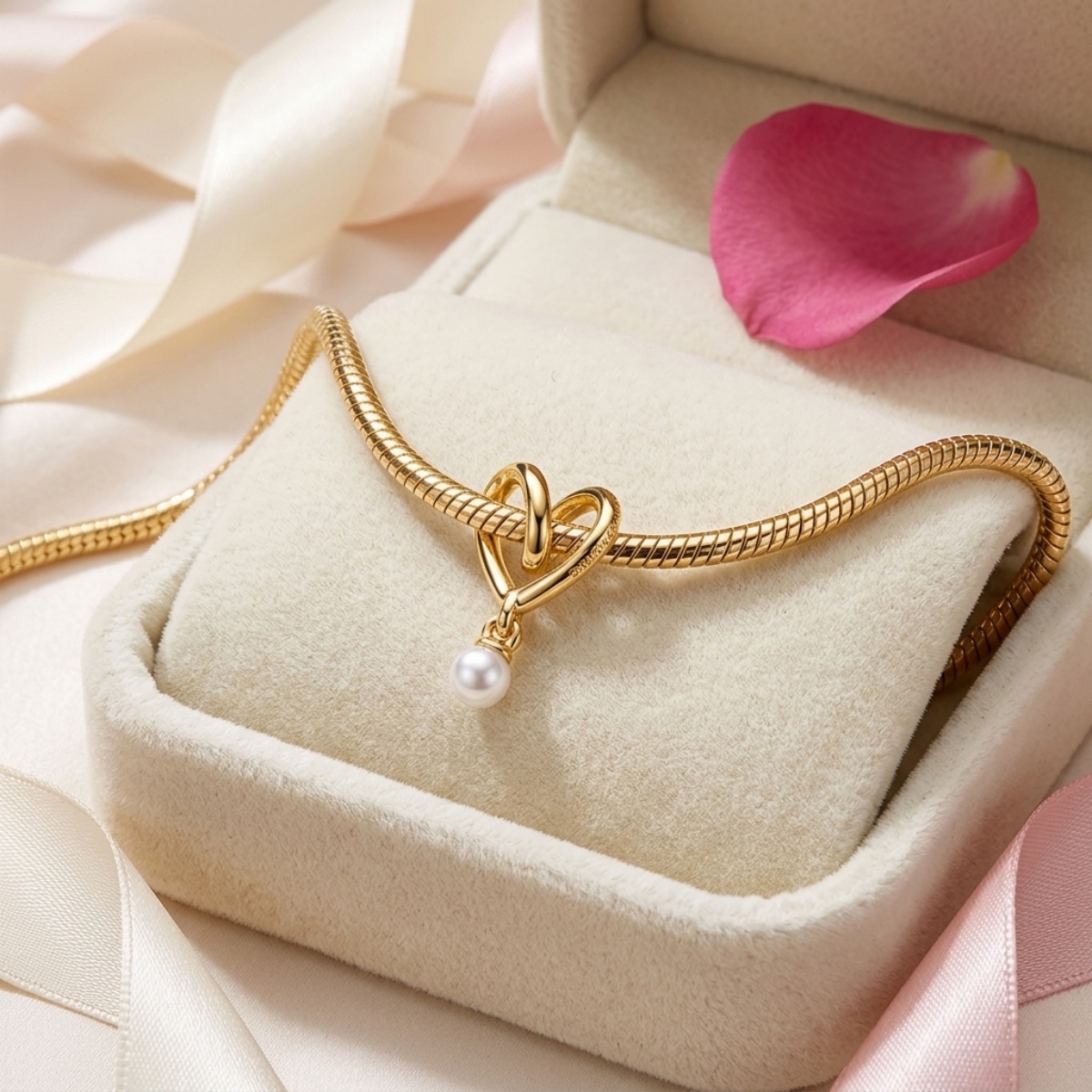 Classic Silver-Plated Heart Pendant Necklace