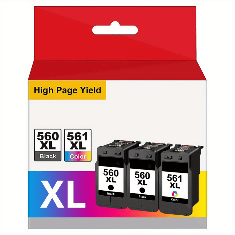 560 561 Xl Cartridges Multipack For 560xl 561xl Pg-560xl Cl-561xl Pg560xl Cl561xl Printer Cartridges For Ts5350 Ts5351 Ts7450 Ts7451 Ts5352 Ts5353 (black + )