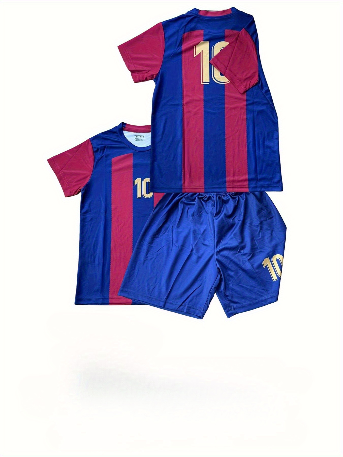 football kit set 2pcs kids soccer jersey shorts Temu Bahrain