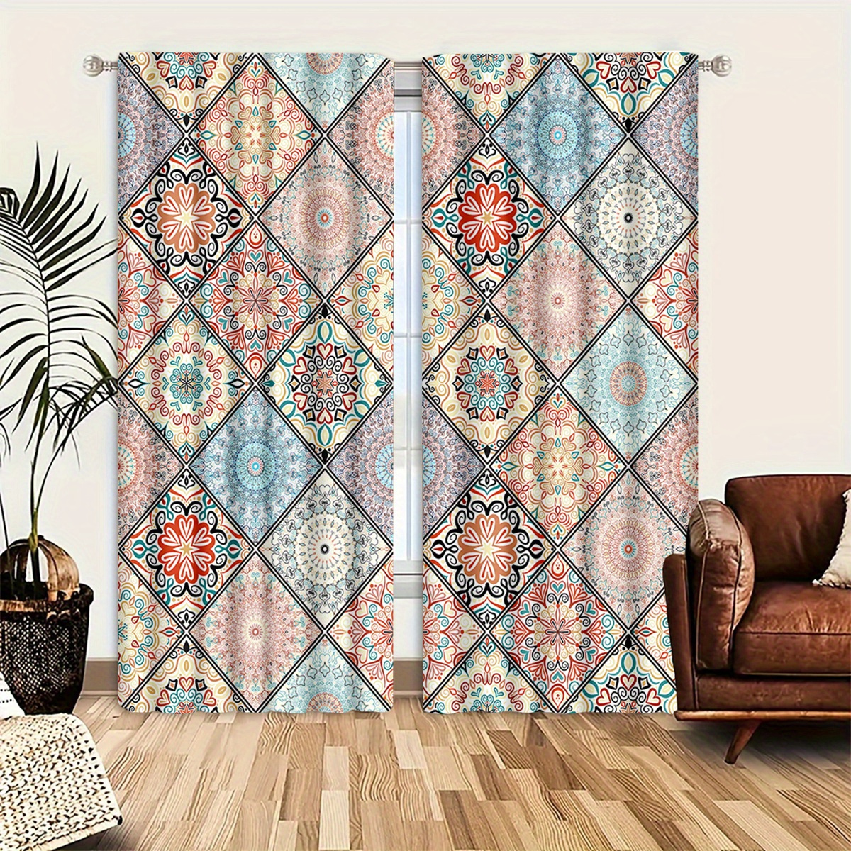 

2pcs Decorative Curtains Set - , Polyester, For &