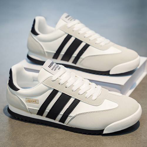 chaussures de sport homme, baskets décontractées polyvalentes · design à rayures unique, lacets avec semelle confortable, pour , , et lexercice. promotion spéciale sur les chaussures homme