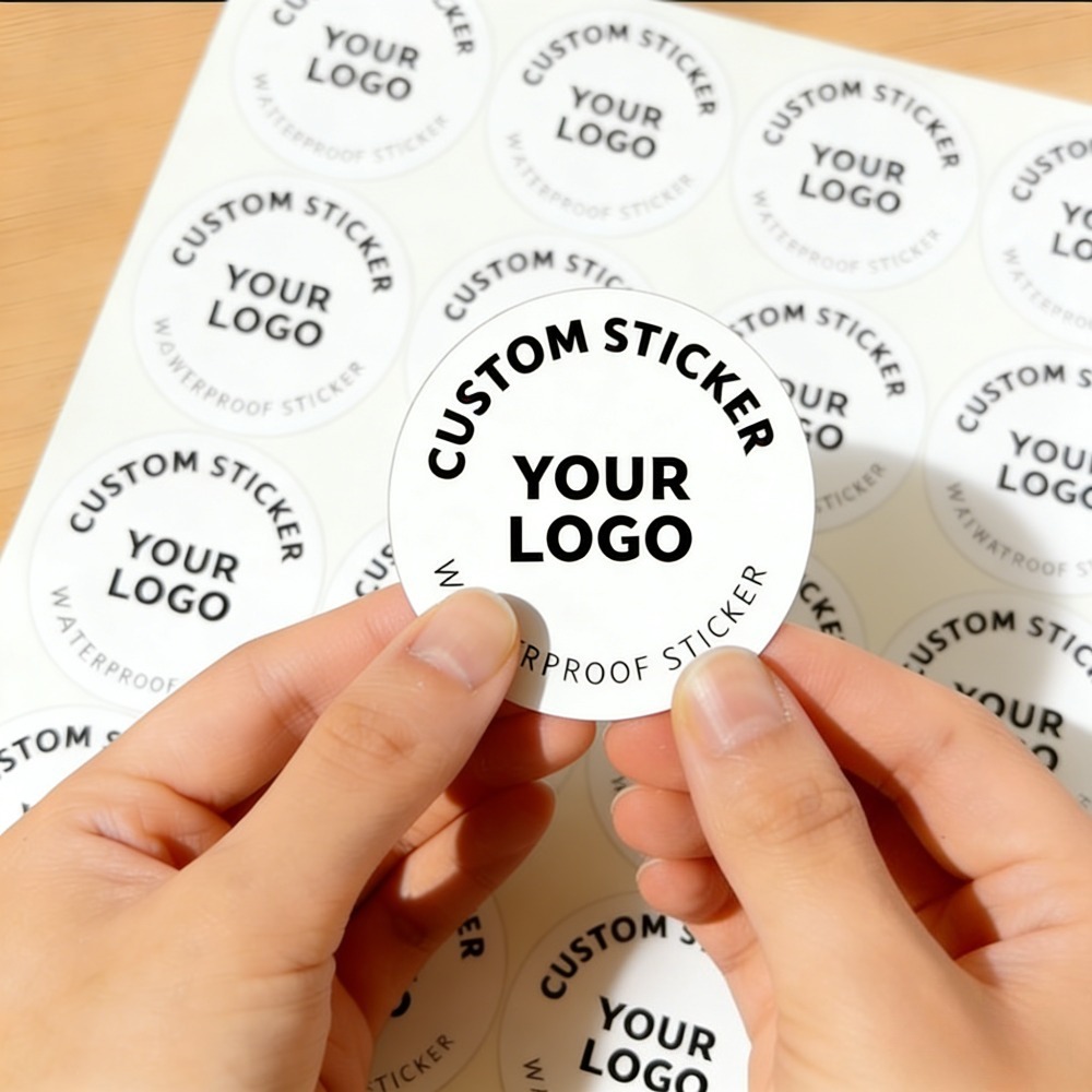 100 200pcs custom stickers multi size   1 18 1 57 1 97 2 36 2 76 3 15 3 54 inches custom label stickers suitable for   occasions supporting custom   and labels custom logo stickers label stickers