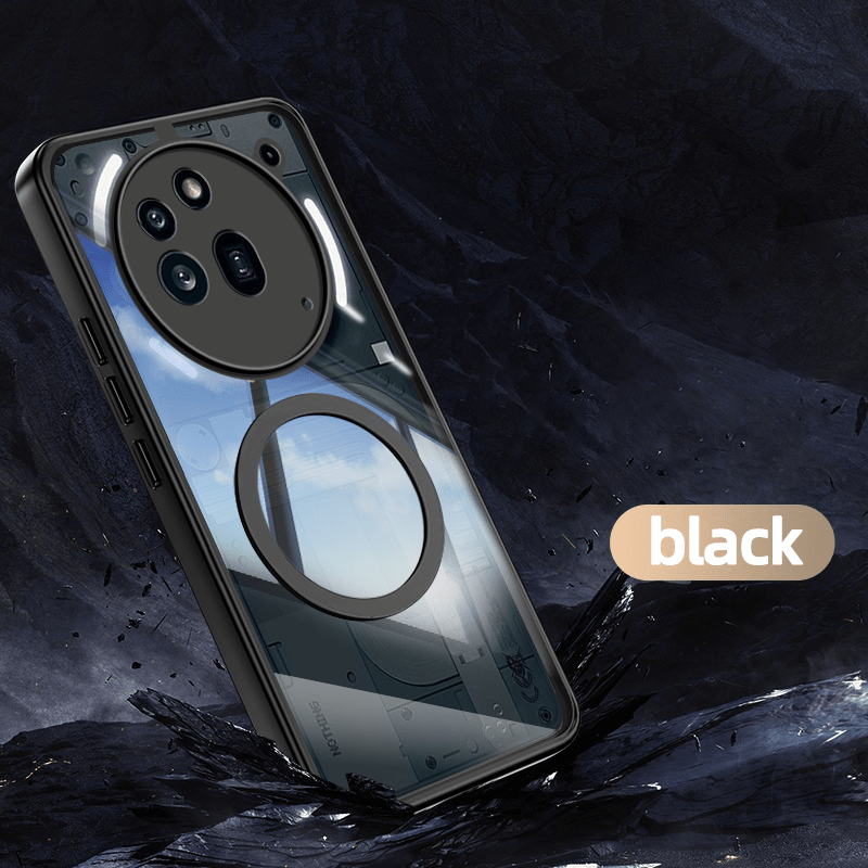 TEMU Phone Case: Compatible With Nothing Phone 3a Pro Shockproof Phone Case Magnetic Casing Transparent Acrylic Cover