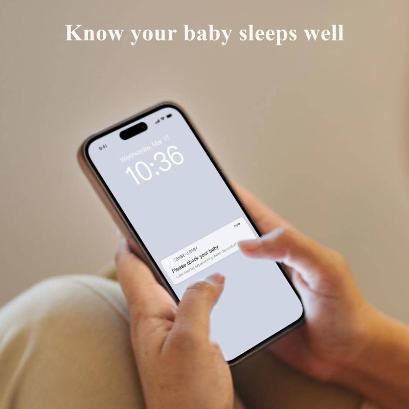 Sock Shoe Monitor - Track Heart Rate, Movement, Heartbeat with On - Device Sleep Indicator Notifications 1 - 12m, Foot Monitor, Peace of Mind