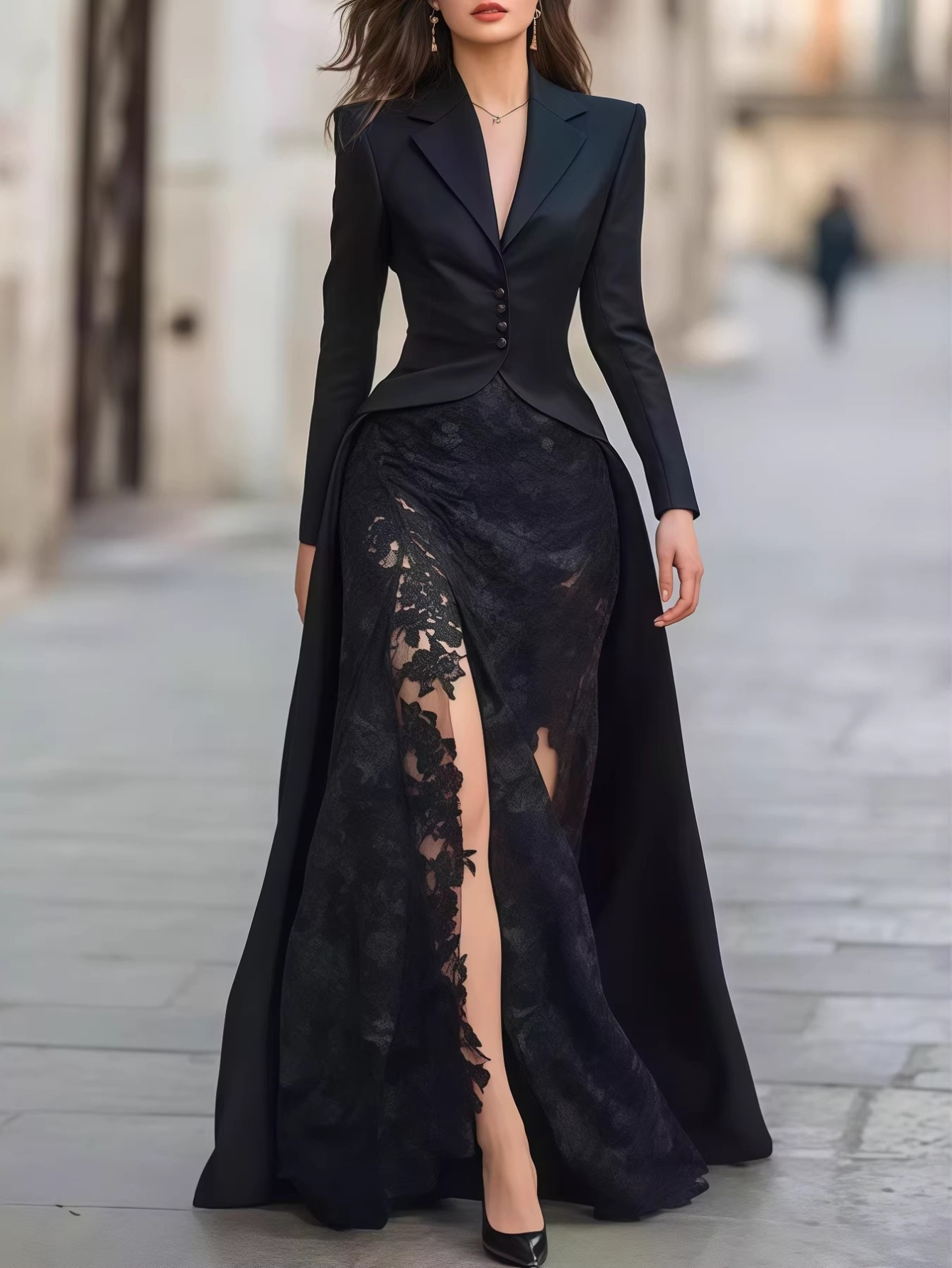 gold bridesmaids dresses Backless Beach V-Neck Long Gold Bridesmaid Dresses Slit Side – luladress