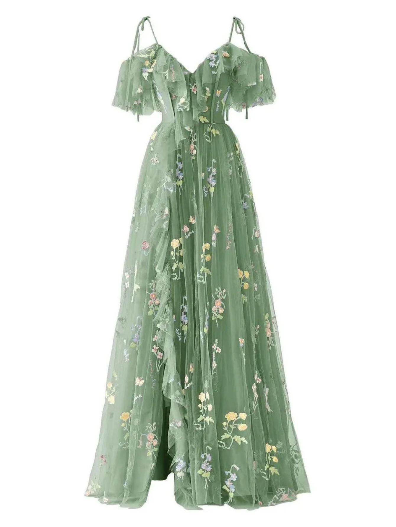 green emerald velvet dress Flutter Fairy Dress Lilac / 2XL