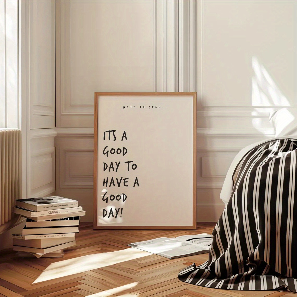 TEMU 1pc " To Have " Poster - Minimalist Black & White Motivational Quote Wall Art - Modern Preppy Decor For Home, Office, Dorm - Unframed Positive