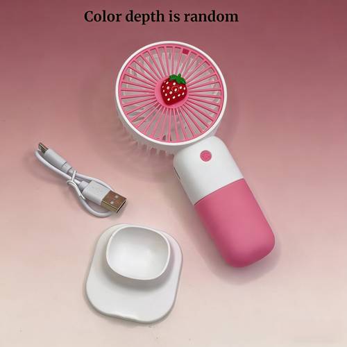 handheld mini fan with usb charging adjustment portable desktop standing dual use ideal for home car office camping or outdoor travel cooling fan