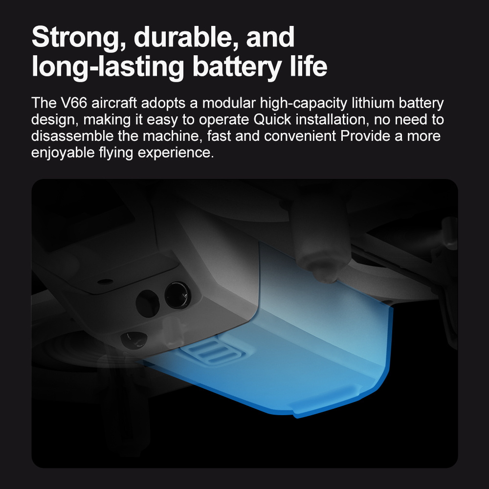 v66   high definition   led lights safety   tracking smart obstacle avoidance   mode one click return wifi pathway flight 2 4ghz   free technology four channel hexagon gyroscope real time image transmission ideal for outdoor camping travel beginner friendly unique gift idea   with 4     accessories modern   design smooth flight   details 20
