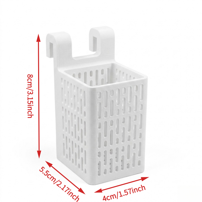 TEMU Aquarium Hydroponic Plant Basket, Simple Hollow Mesh Design, Hanging Mount, Suitable For 5mm Thick Aquarium Edges, For Hydroponic Pothos, Plant,