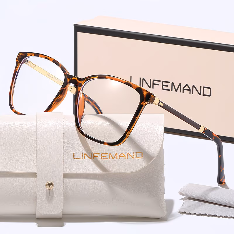 classic ultra decorative fashion flat glasses for women embodying a gentle and elegant style versatile accessory perfect as a holiday gift Product details 4
