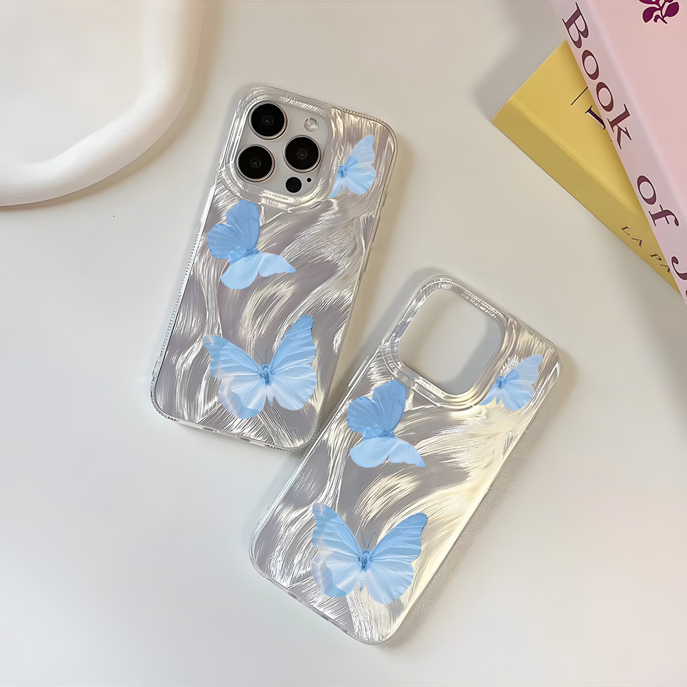 étui téléphone : coque motif papillon pour a54, a52, couverture   mate et douce compatible avec for galaxy s20 fe/s21 plus/s22/ultra/a13/a15/a23/a05/a12/a12/a13/a15/s23 - adapté à   les modèles